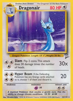 Dragonair, Base Set 2, n° 22