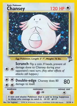 Chansey, Base Set 2, n° 3