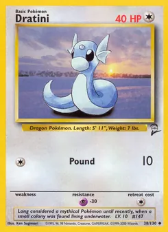 Dratini, Base Set 2, n° 38