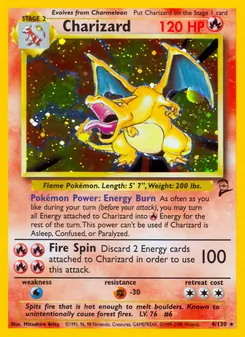 Charizard, Base Set 2, n° 4