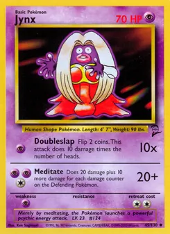 Jynx, Base Set 2, n° 45