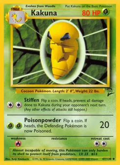 Kakuna, Base Set 2, n° 47