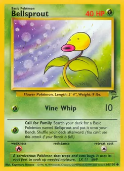 Bellsprout, Base Set 2, n° 66