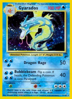 Gyarados, Base Set 2, n° 7