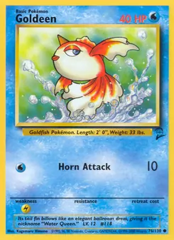 Goldeen, Base Set 2, n° 76