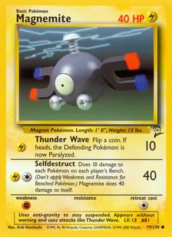 Magnemite, Base Set 2, n° 79