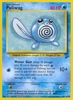 Poliwag, Base Set 2, n° 88