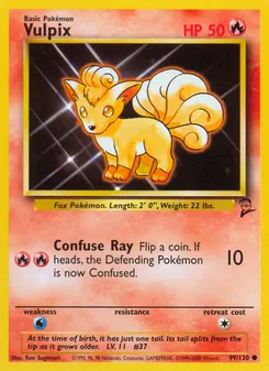 Vulpix, Base Set 2, n° 99
