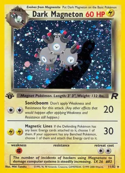 Dark Magneton, Team Rocket, no. 11