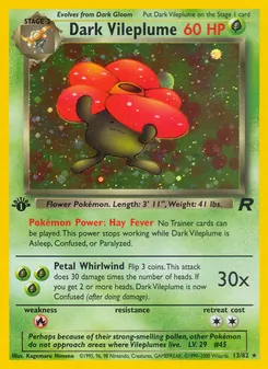 Dark Vileplume, Team Rocket, no. 13