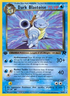 Dark Blastoise, Team Rocket, no. 20
