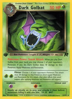 Dark Golbat, Team Rocket, no. 24