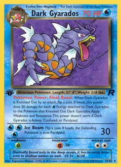Dark Gyarados, Team Rocket, no. 25