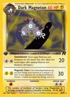 Dark Magneton, Team Rocket, no. 28