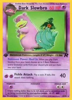 Dark Slowbro, Team Rocket, no. 29