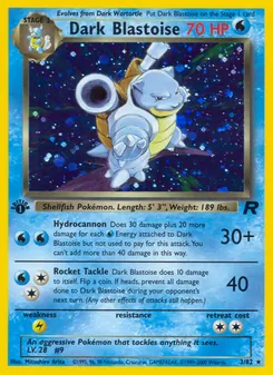 Dark Blastoise, Team Rocket, no. 3