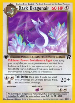 Dark Dragonair, Team Rocket, no. 33