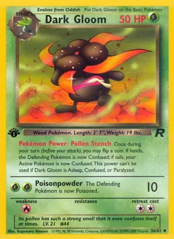 Dark Gloom, Team Rocket, no. 36