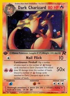 Dark Charizard, Team Rocket, no. 4
