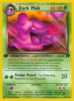 Dark Muk, Team Rocket, no. 41