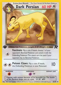 Dark Persian, Team Rocket, no. 42