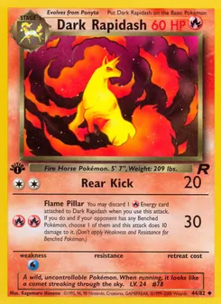 Dark Rapidash, Team Rocket, no. 44