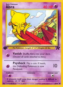 Abra, Team Rocket, no. 49