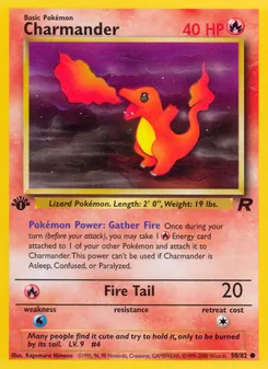 Charmander, Team Rocket, no. 50
