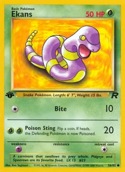 Ekans, Team Rocket, no. 56