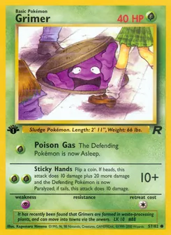 Grimer, Team Rocket, no. 57