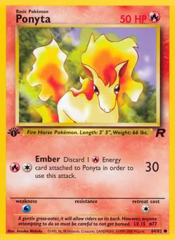 Ponyta, Team Rocket, no. 64