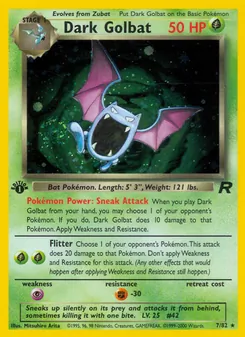 Dark Golbat, Team Rocket, no. 7