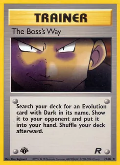 The Boss's Way, Team Rocket, no. 73