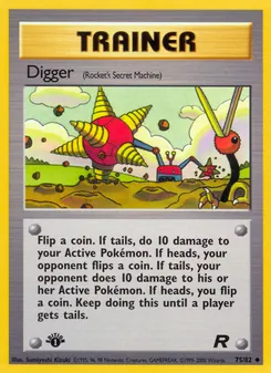 Digger, Team Rocket, no. 75