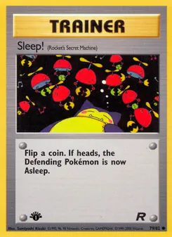 Sleep!, Team Rocket, no. 79