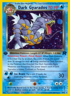 Dark Gyarados, Team Rocket, no. 8