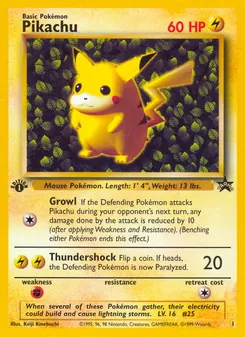 Pikachu, Wizards Black Star Promos, no. 1