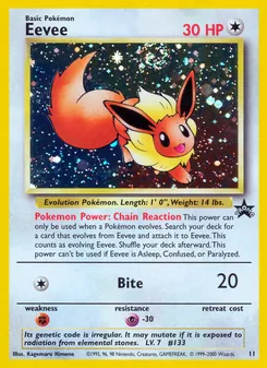 Eevee, Wizards Black Star Promos, no. 11