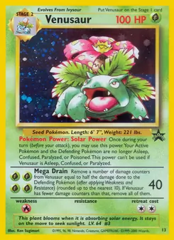 Venusaur, Wizards Black Star Promos, no. 13
