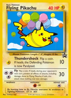 Pikachu volant, Wizards Black Star Promos, n° 25