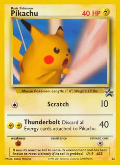 Pikachu, Wizards Black Star Promos, n° 26