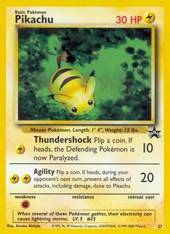 Pikachu, Wizards Black Star Promos, no. 27