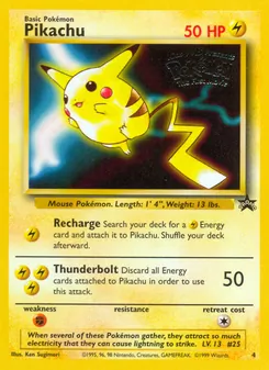 Pikachu, Wizards Black Star Promos, n° 4