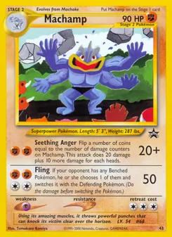 Machamp, Wizards Black Star Promos, no. 43