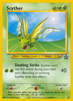 Scyther, Wizards Black Star Promos, no. 45