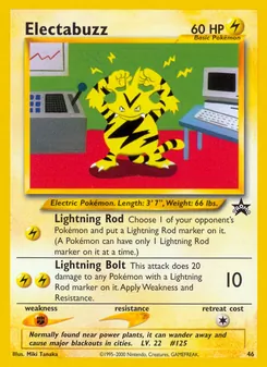 Electabuzz, Wizards Black Star Promos, no. 46
