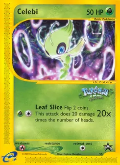 Celebi, Wizards Black Star Promos, no. 50