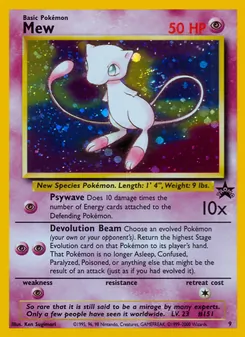 Mew, Wizards Black Star Promos, n° 9