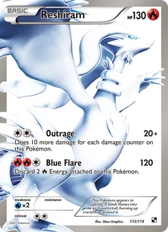 Reshiram, Black & White, no. 113