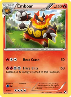 Emboar, Black & White, no. 19